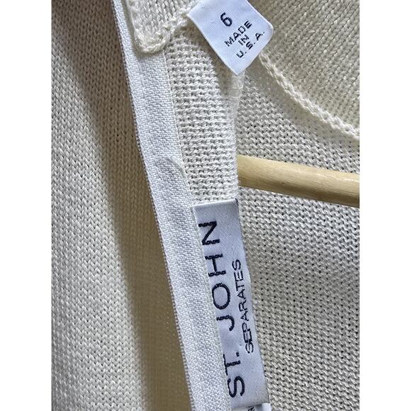 RARE Vintage St John Santana Knit Jumpsuit designed by Marie Gray Pockets Size 6 - Picture 9 of 11